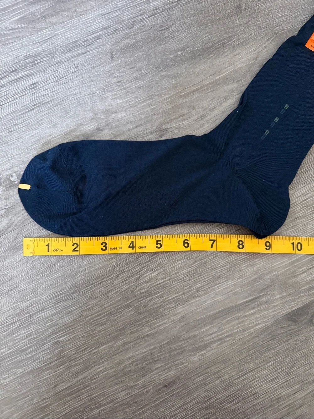 Vintage Yves Saint Laurent Navy 100% Cotton Men’s Socks in Original Sealed Box